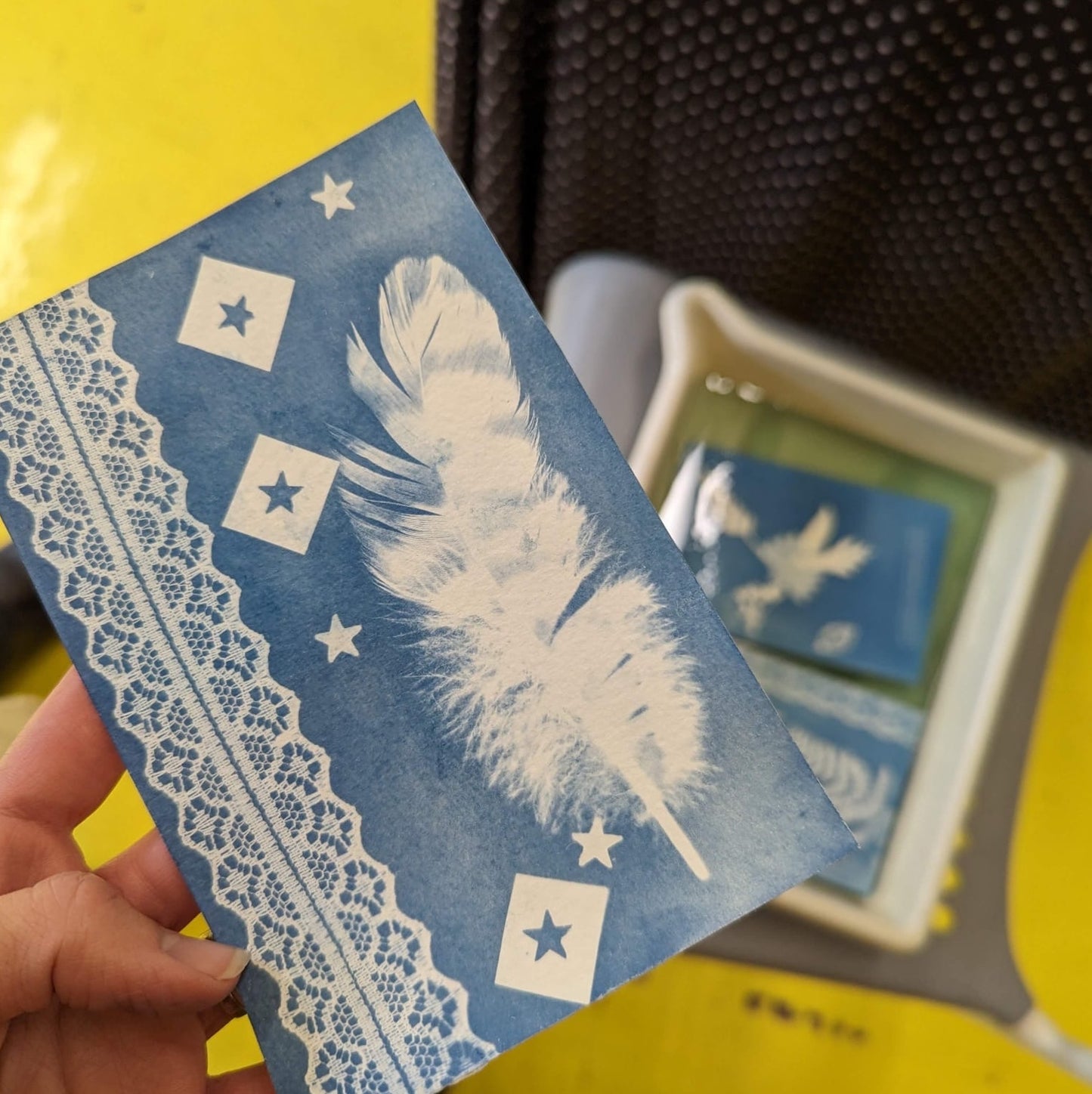 Workshop Adventures in blue - Cyanotype