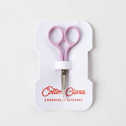 Lilac embroidery scissors