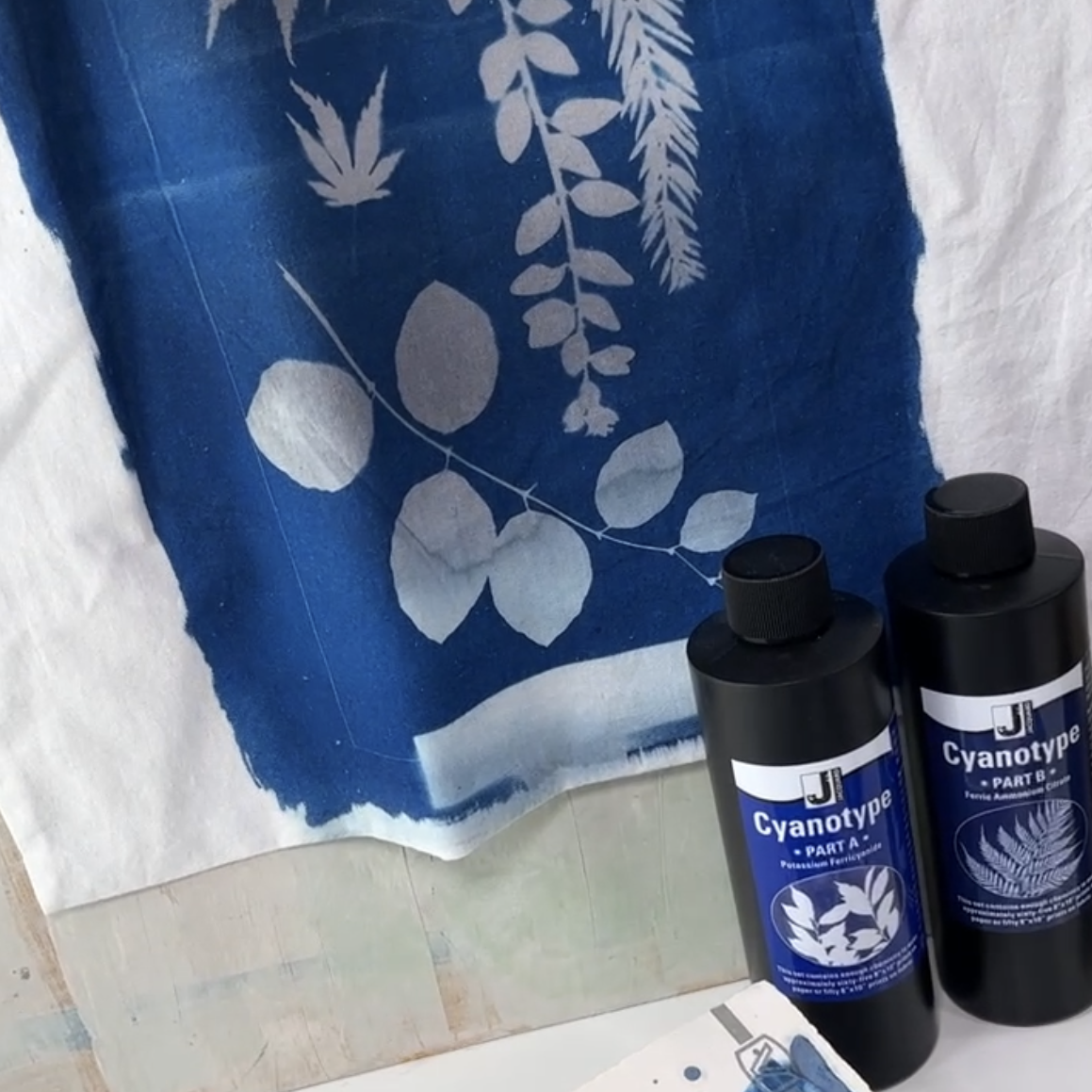 Workshop Adventures in blue - Cyanotype