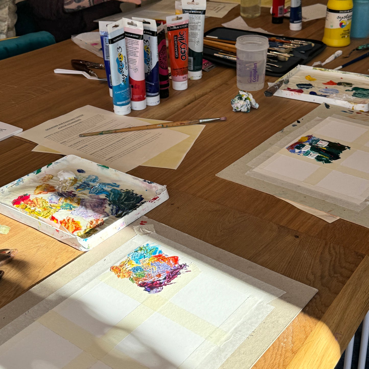 Workshop acrylic painting for beginners