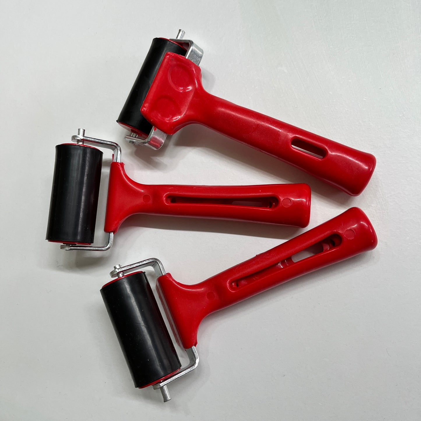 Value brayer roller 60mm red handle