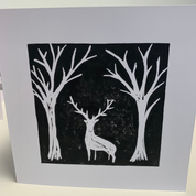 Workshop Christmas linocut & print