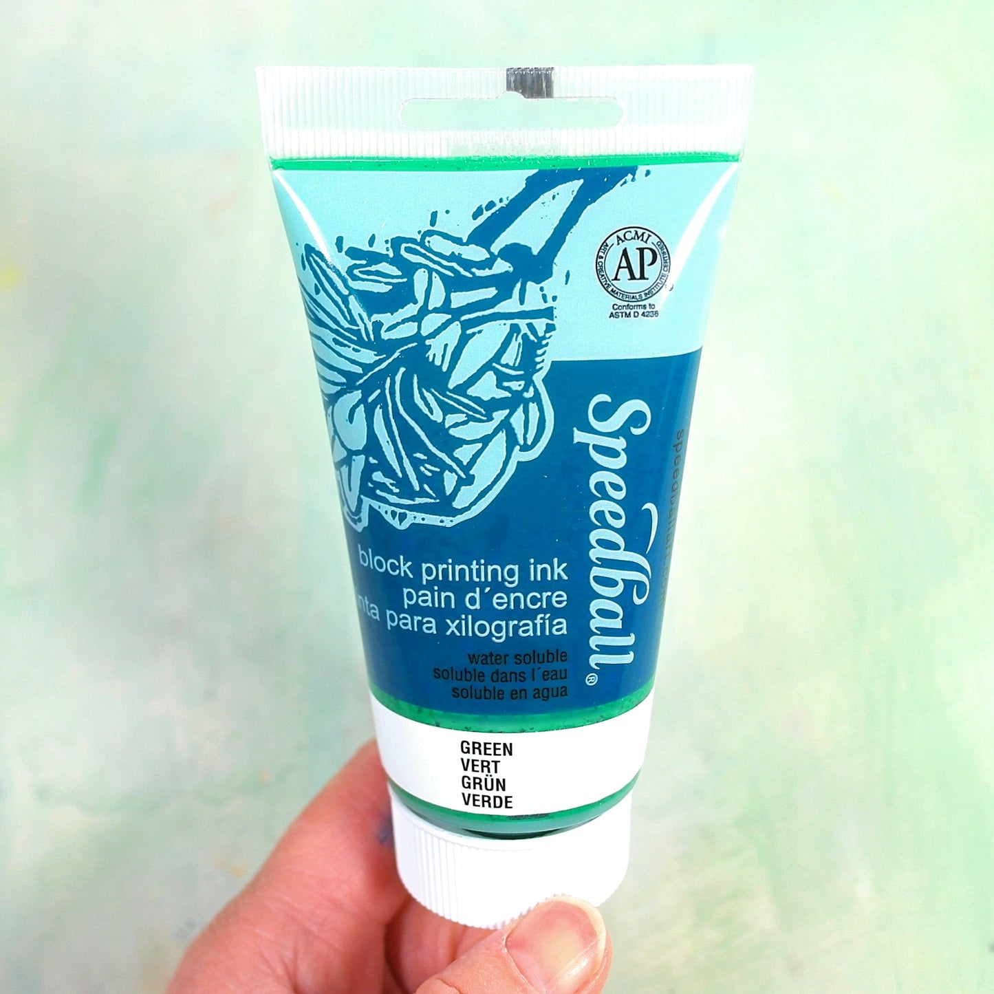 Block print ink by Speedball 75ml