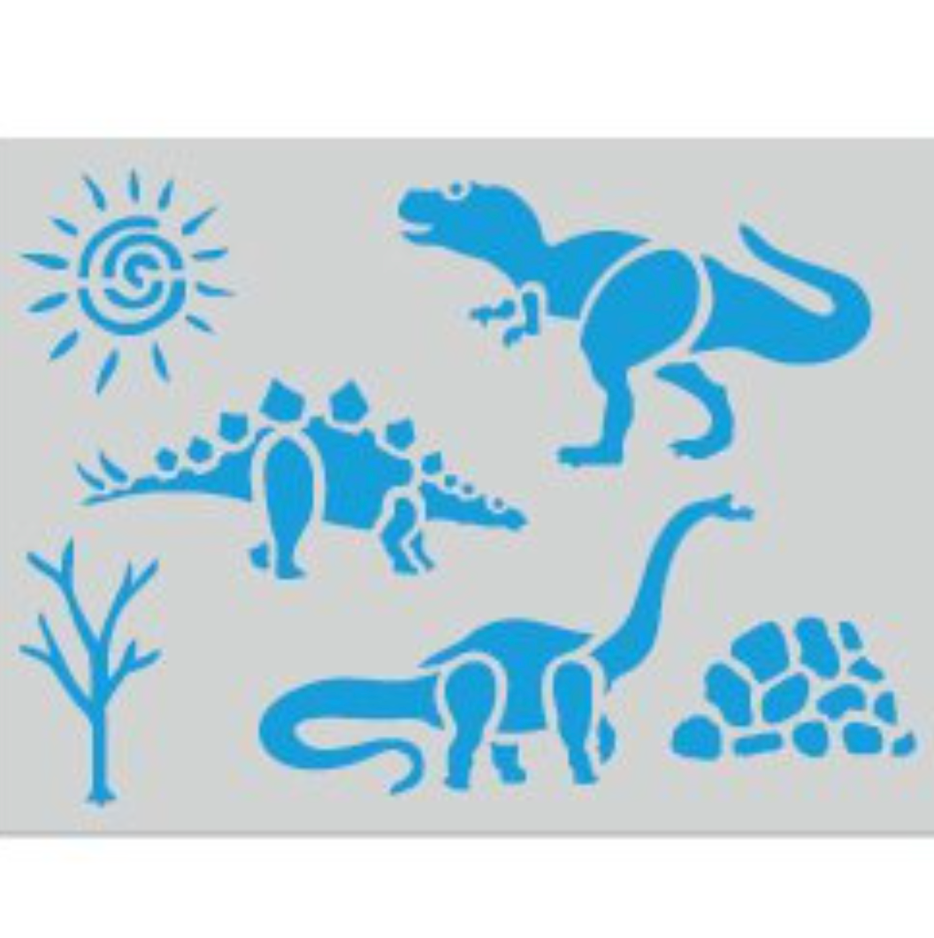 Stencils for fabric or paper