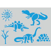 Stencils for fabric or paper