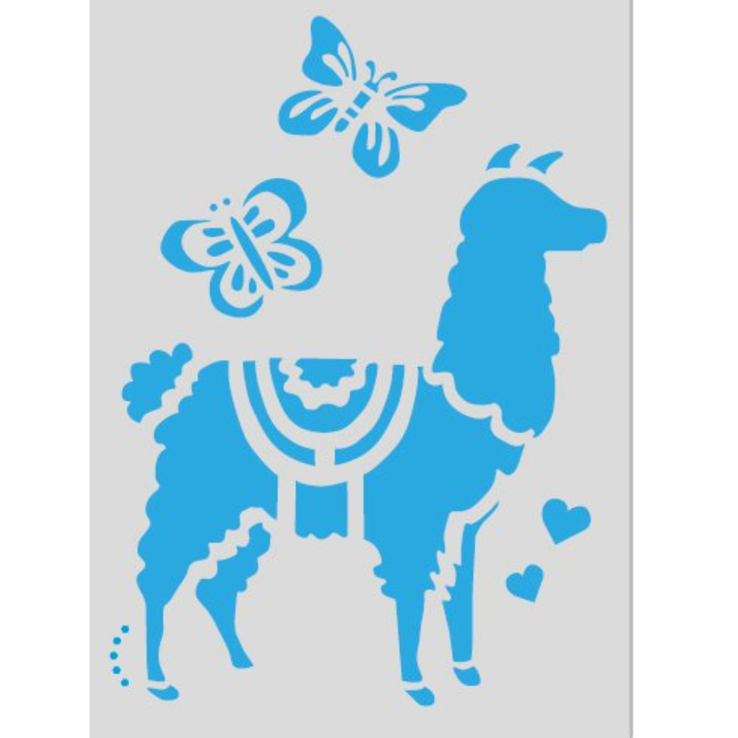 Stencils for fabric or paper