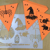 Halloween Stencils for fabric or paper