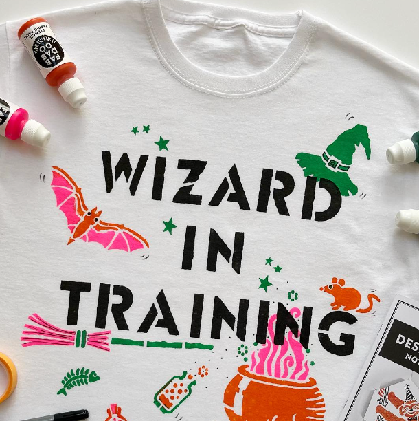 Workshop T Shirt Paint Party HALLOWEEN