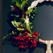 Workshop Christmas wreath in macrame