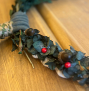 Workshop Christmas wreath in macrame