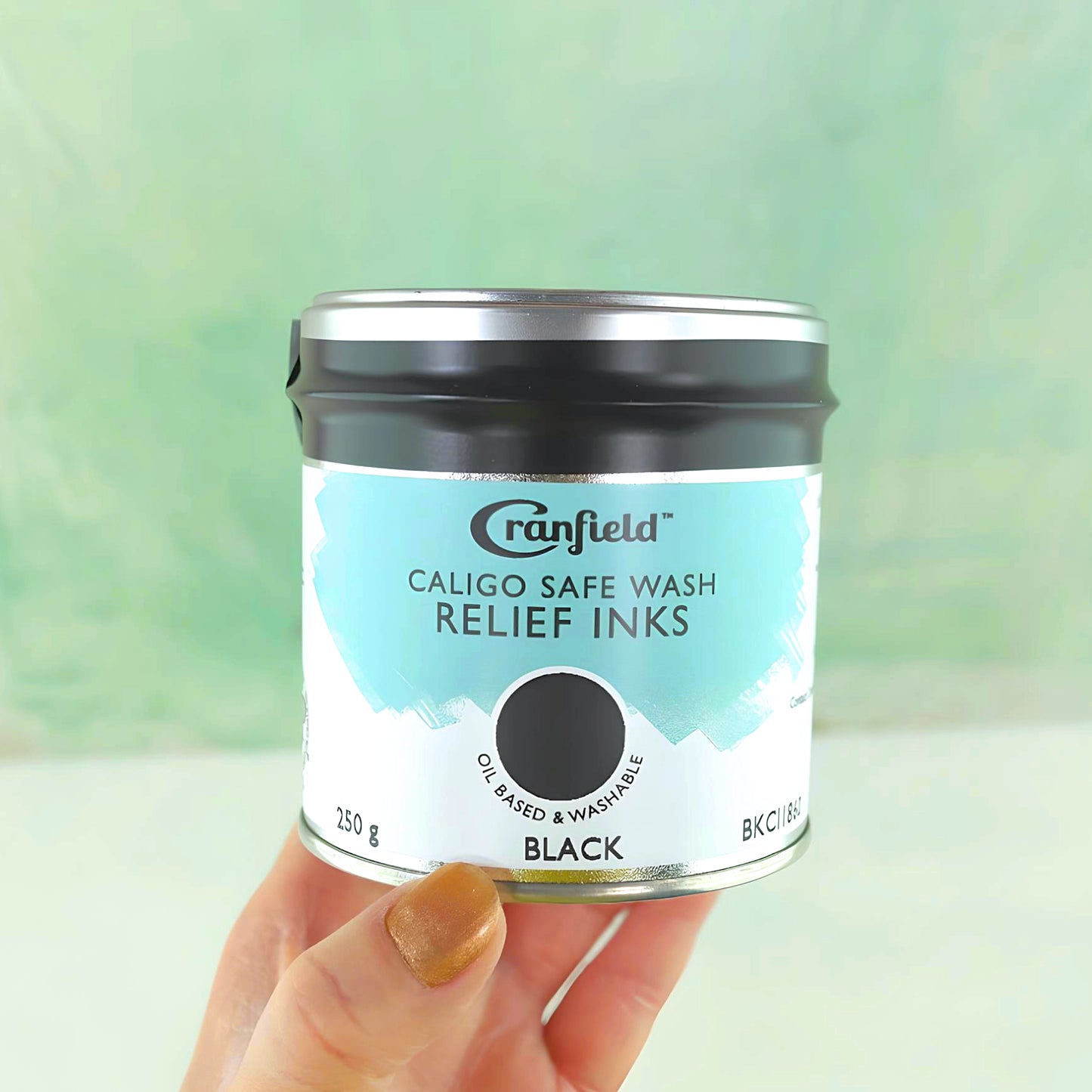 Cranfield Caligo Safe Wash Relief Ink 250ml Black