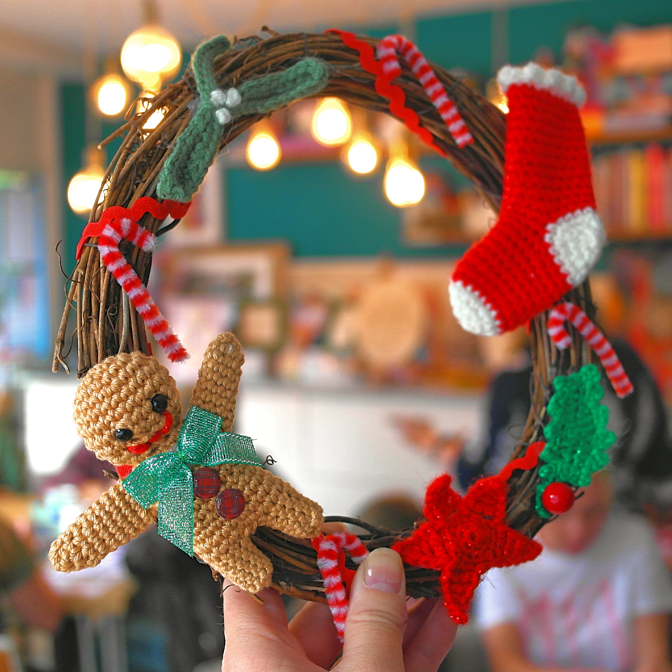 Workshop Crochet Christmas Wreath