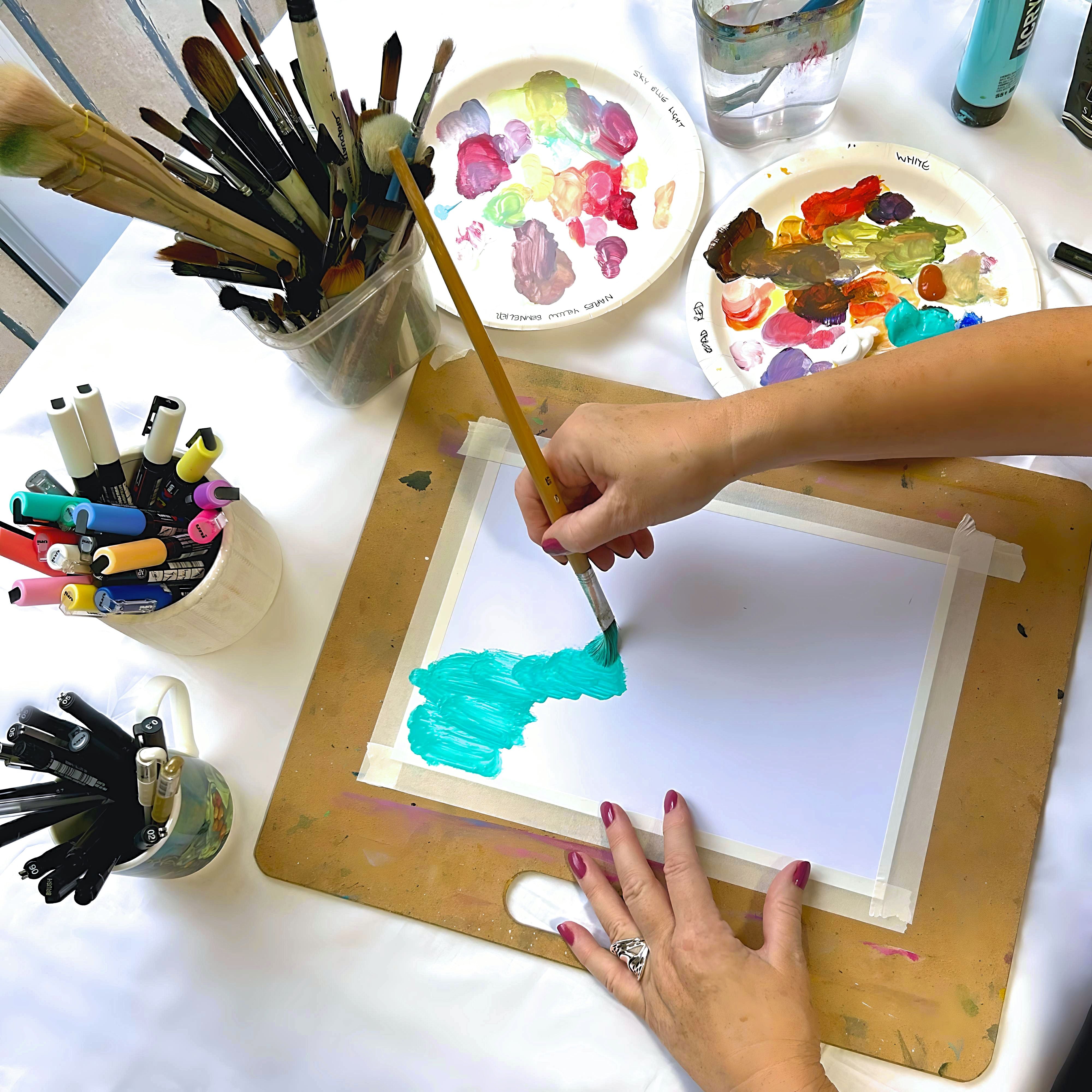 Expressive abstract Art with Artist Diane Moore