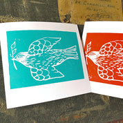 Workshop Christmas linocut & print