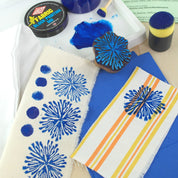 Fabric block printing kit