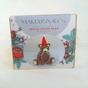 Needle felt bear kit