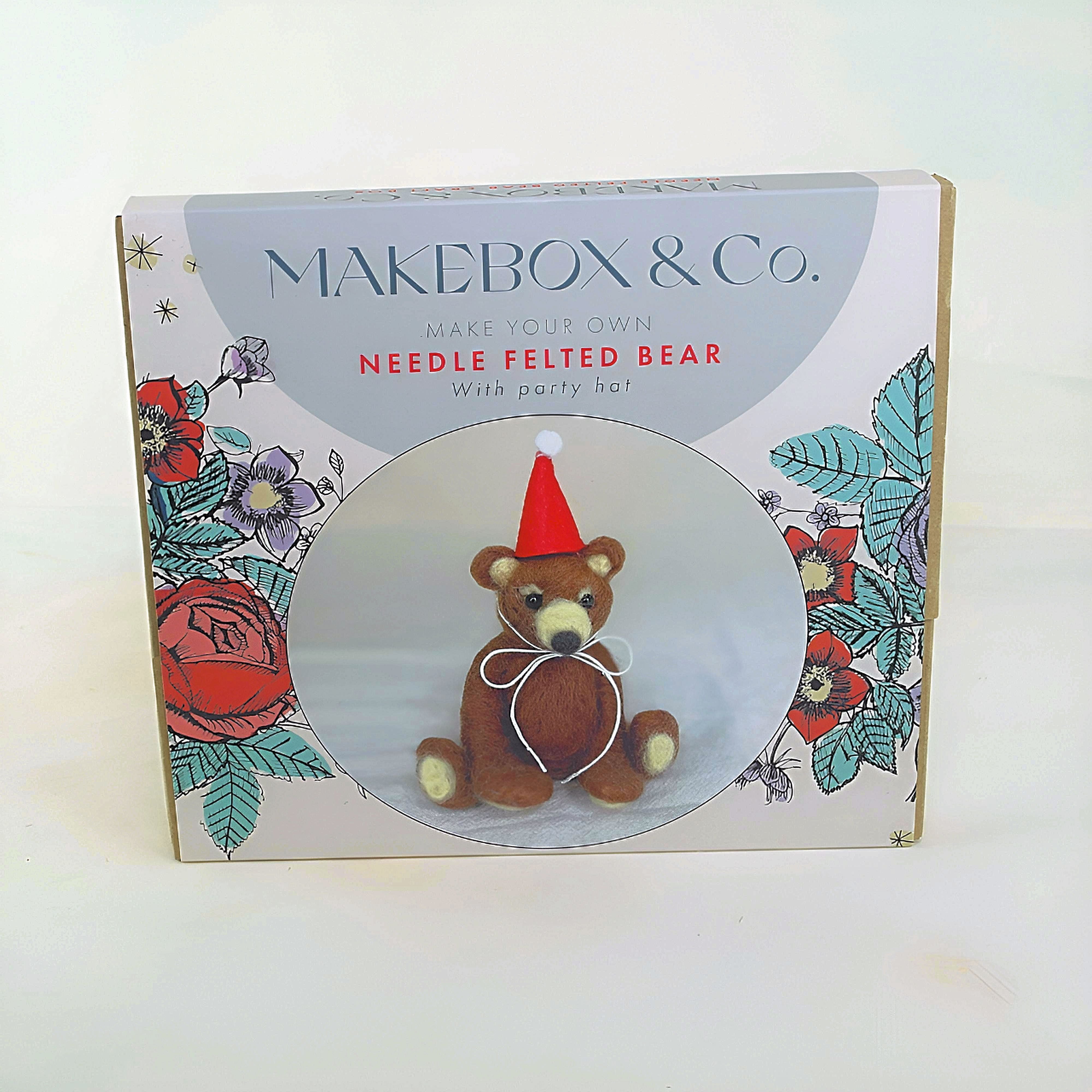 Needle felt bear kit