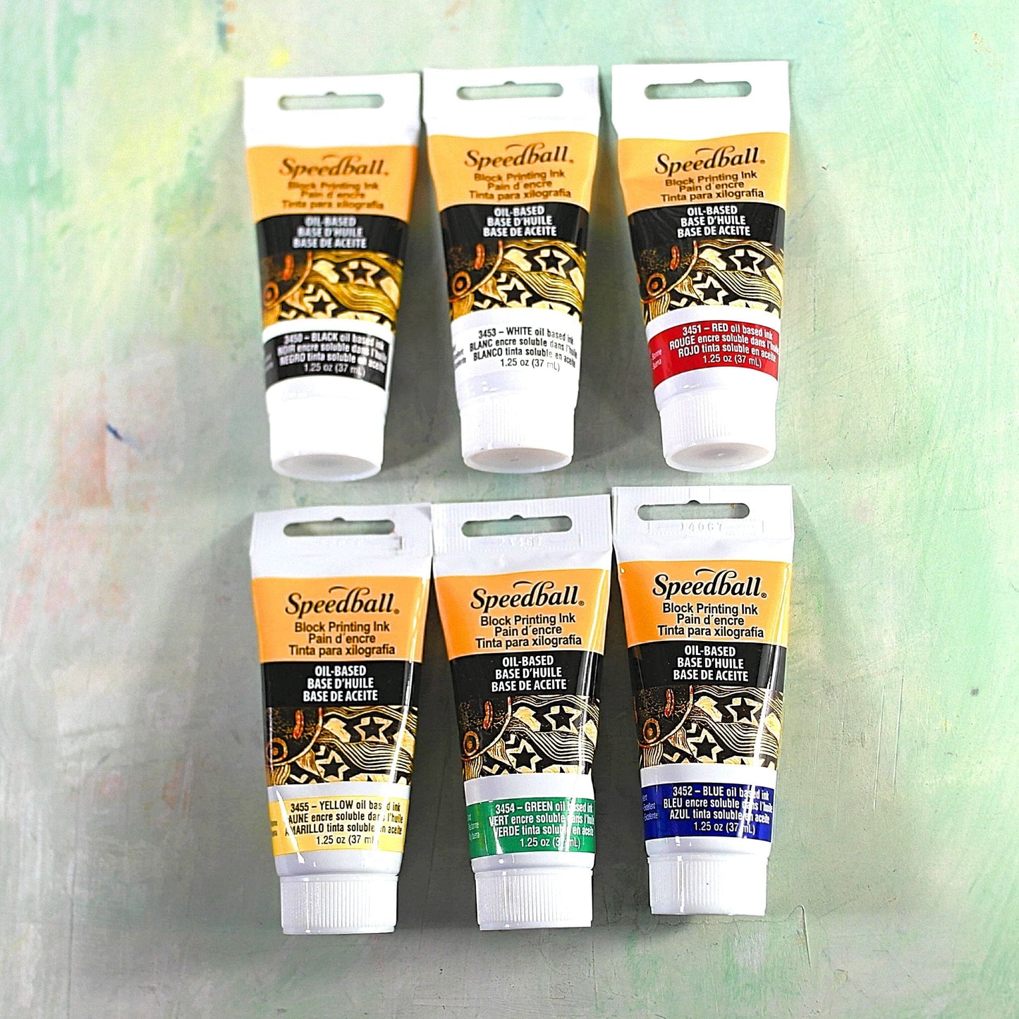 Oil based block ink starter set
