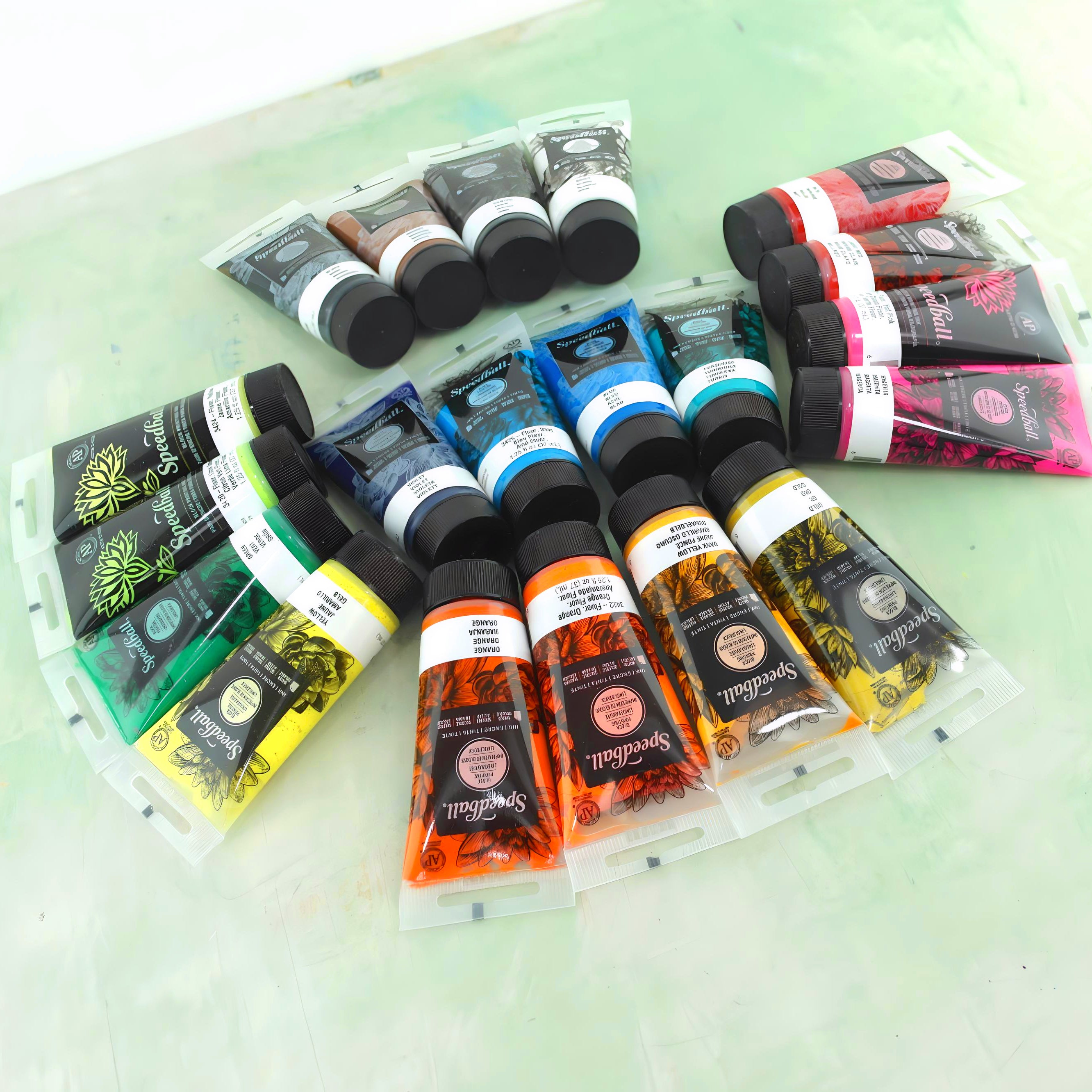 Woodland slumber linocut printmaking kit