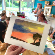 Workshop winter watercolour painting beginner