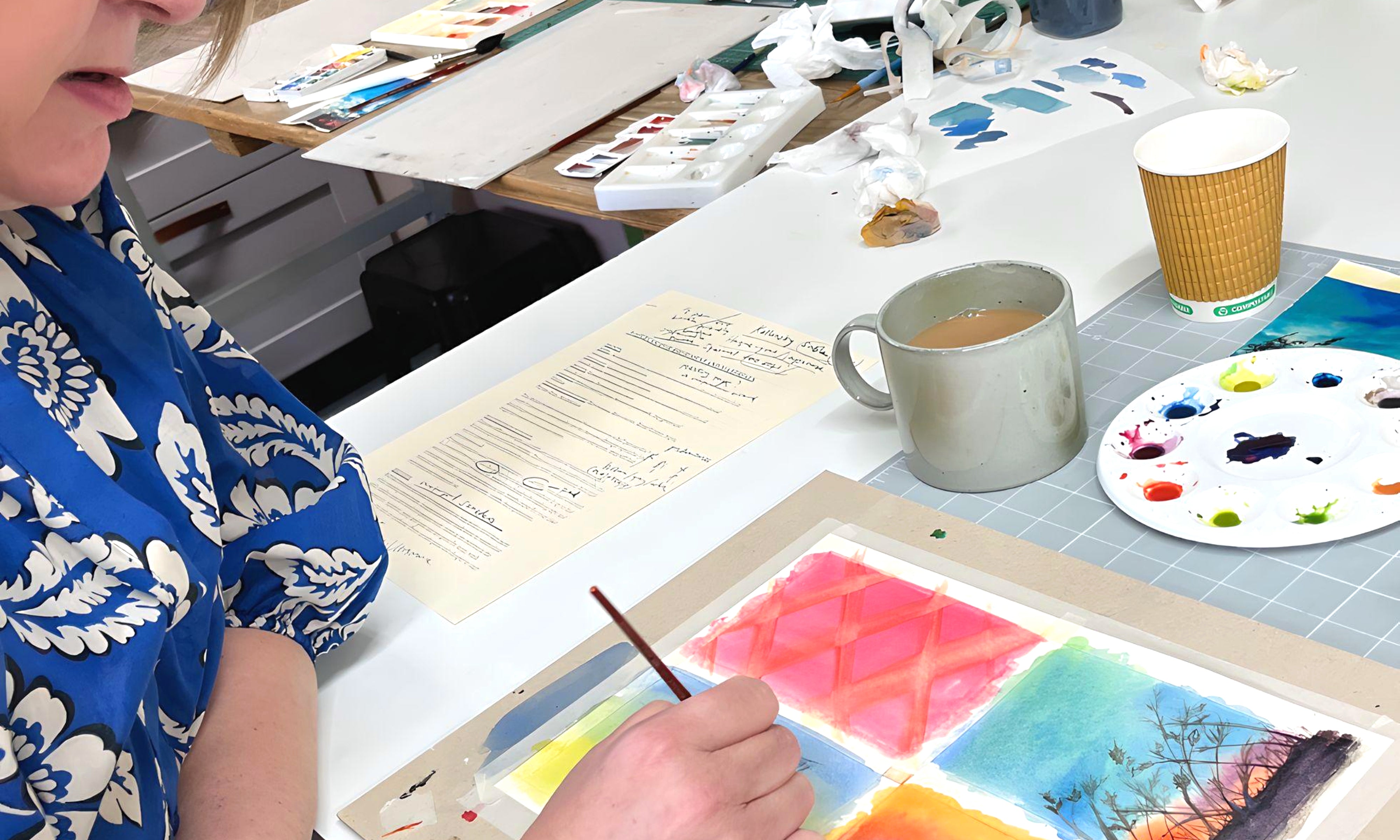Watercolour painting workshop with Melanie Sullivan