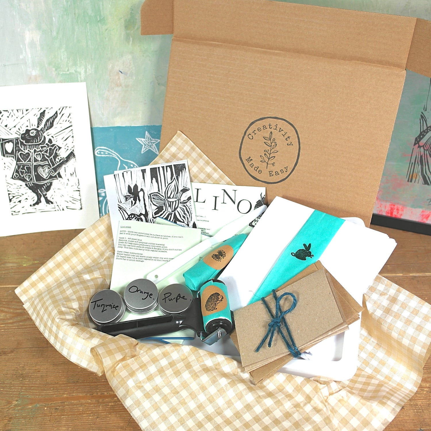 Lino print kits & gift sets