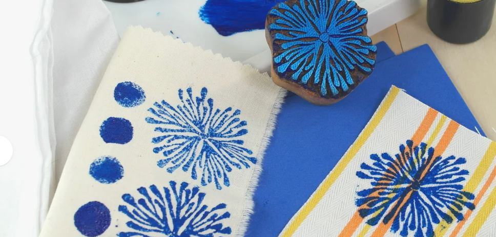 Fabric block printing