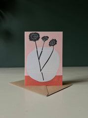 Card, Glass Bowl