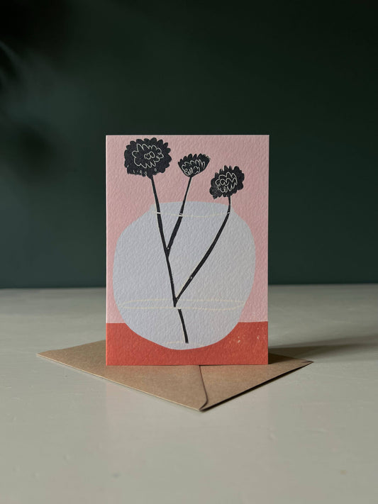Card, Glass Bowl