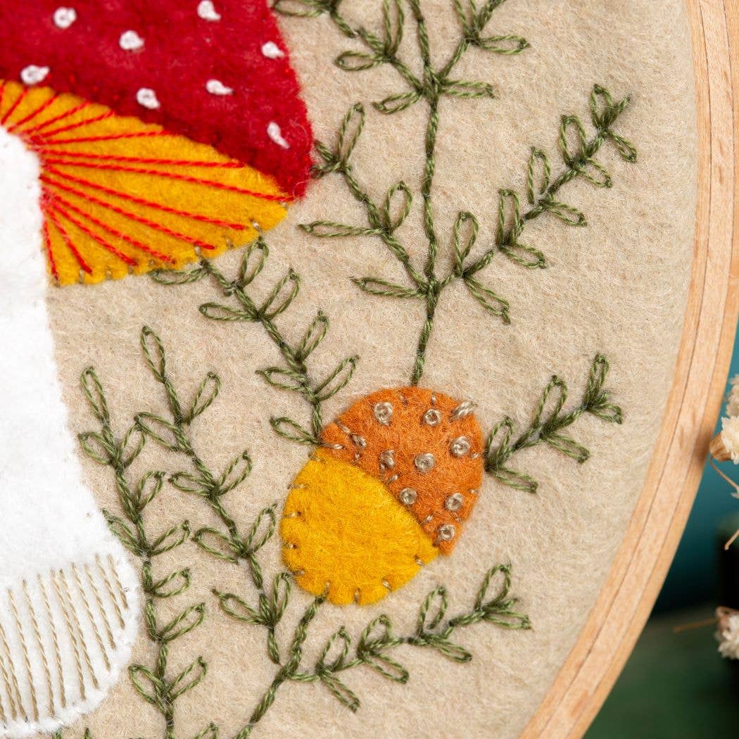 Woodland Toadstools Embroidery Kit