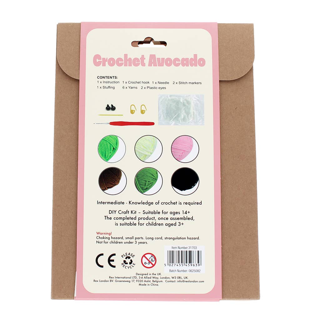 Crochet Avocado Kit