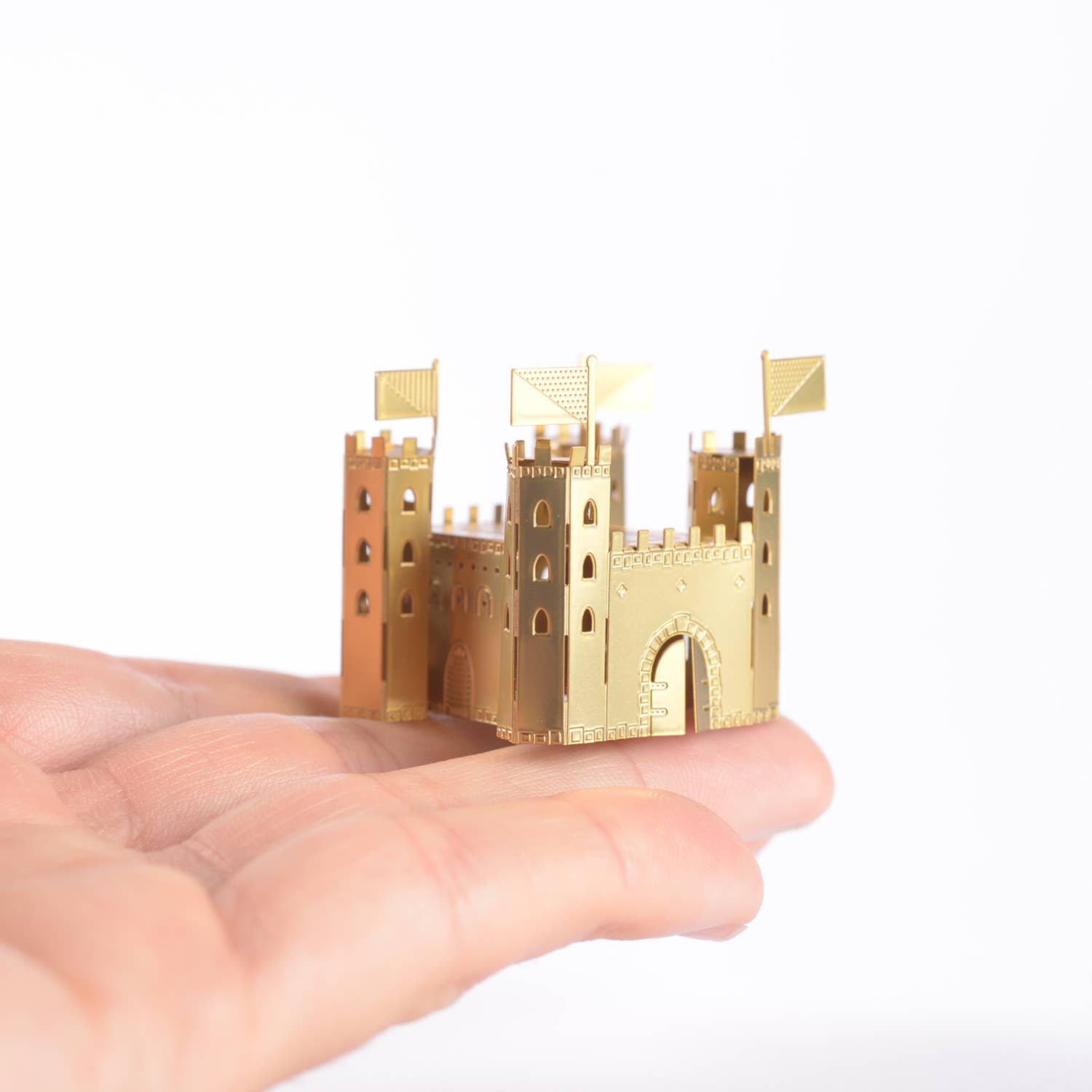Another Studio Mini Model Castle, Brass Metal Diy Crafting Kit