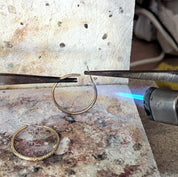 Workshop silversmith jewellery making with MAREIKE