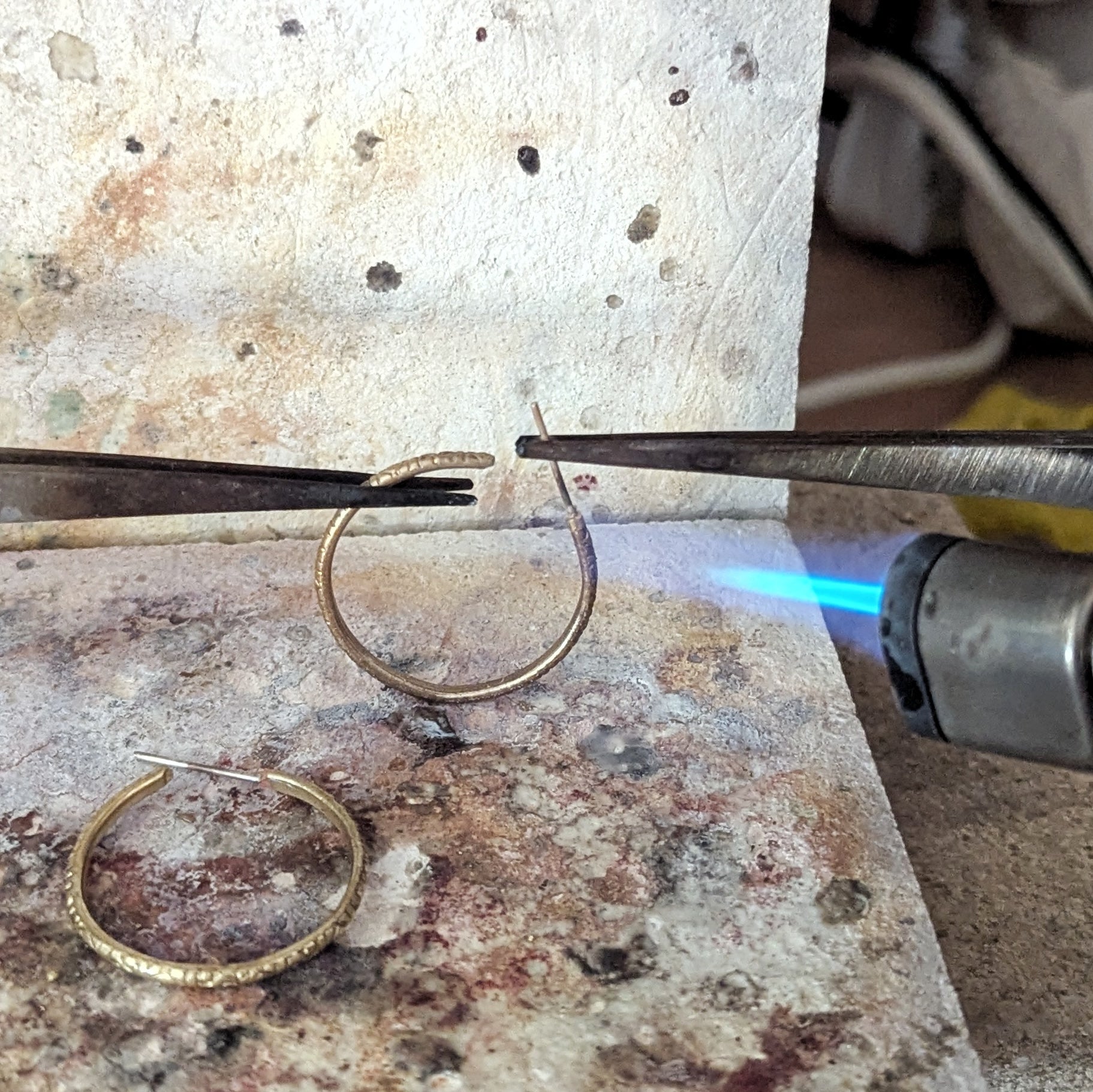 Workshop silversmith jewellery making with MAREIKE