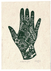 Green Fingers & Clever Hands Gardening Greeting Card