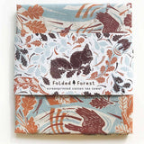 Autumn Woodland Cotton Tea Towel
