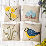 Spring Garden Linen Stitch Lavender Bags Kit (Makes 4)