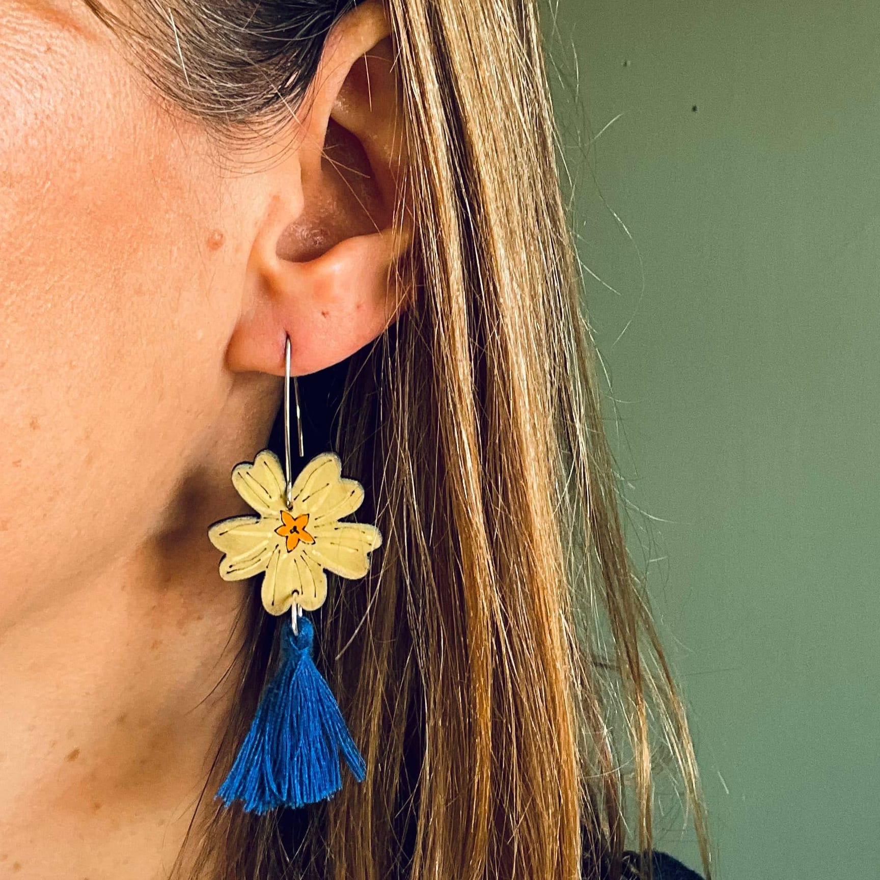 Lily Faith Primrose Tassel Earrings