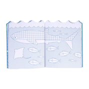 Petit Collage Ocean Colouring Book & Sticker Set, Activity Book (Age 4+)