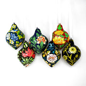 Hand-Painted Papier Mâché Lantern Bauble