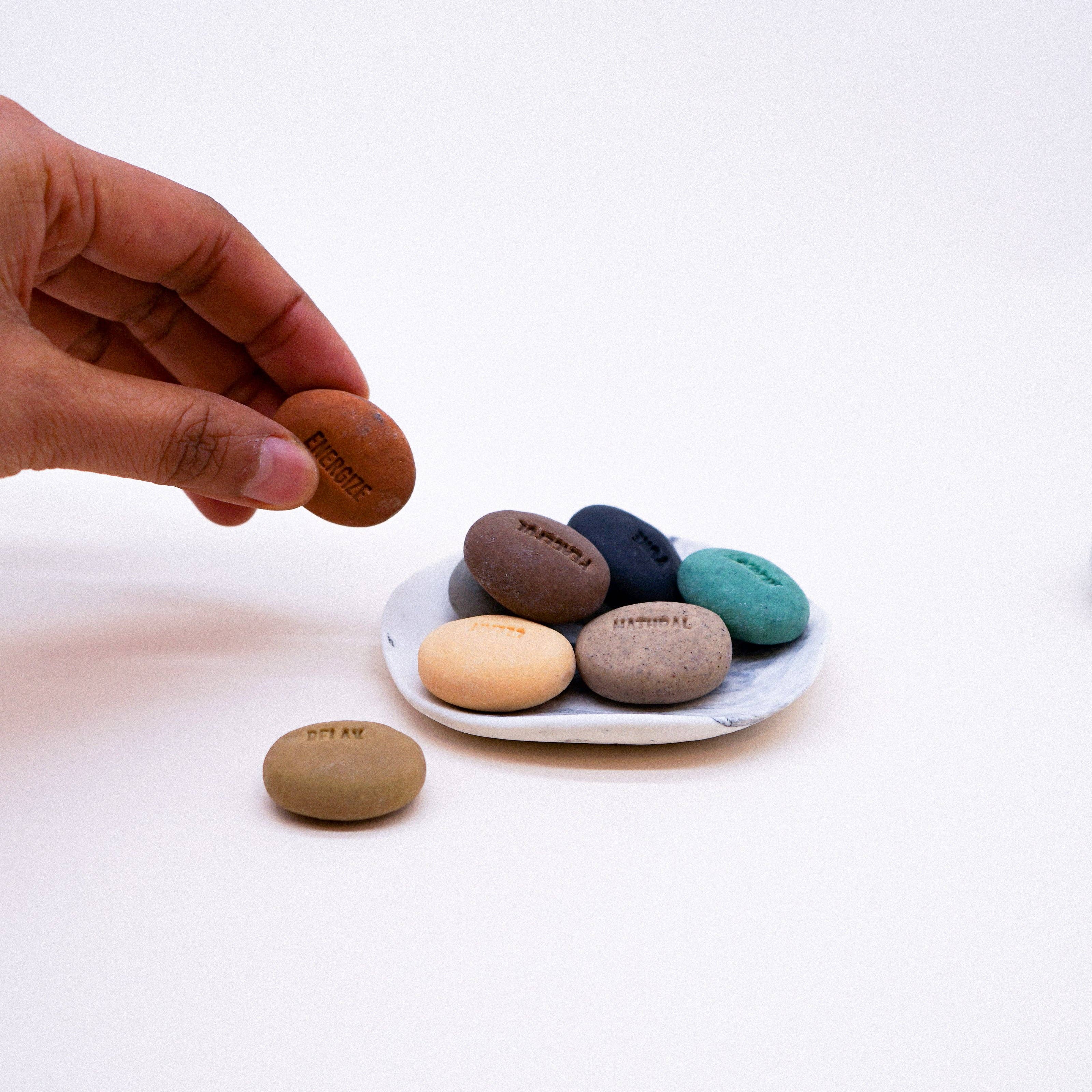 Pebble Mood Soap, Gift Box of 9