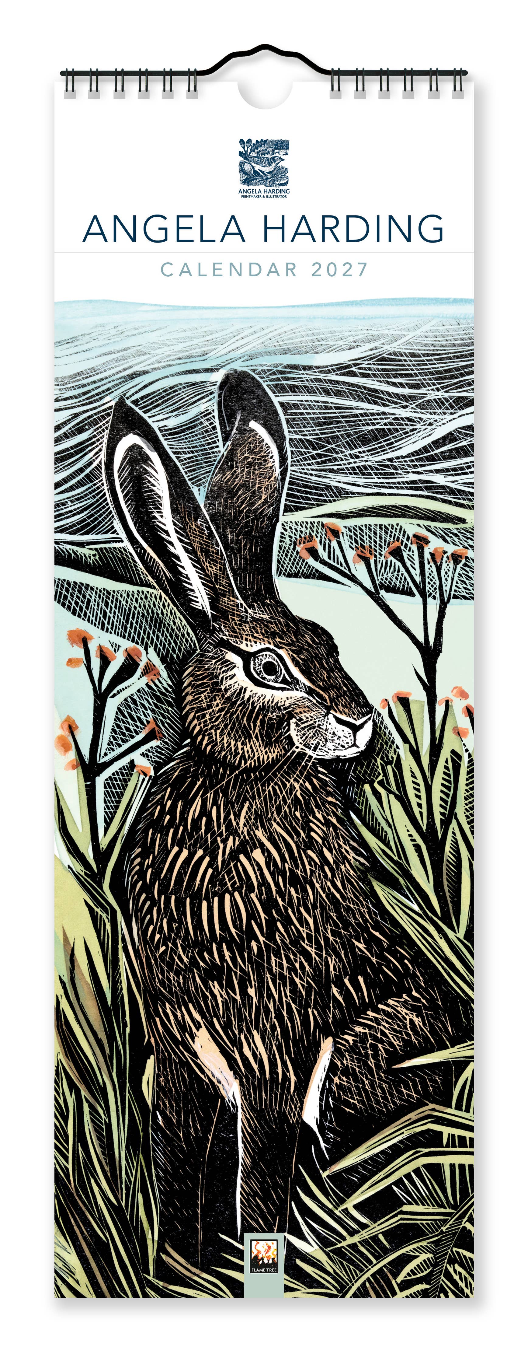 Angela Harding 2027 Slim Calendar