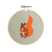 Squirrel Cross Stitch Kit