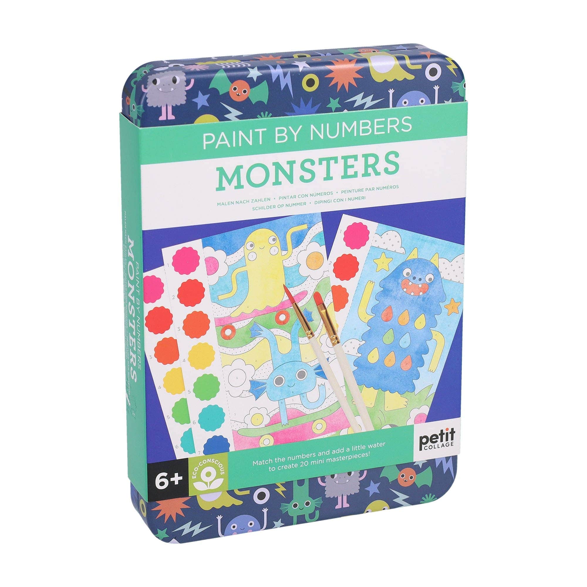 Paint by Numbers: Monsters (Age 6+)