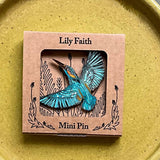 Kingfisher Mini Pin Brooch