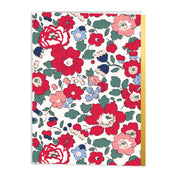 Liberty London Floral Notecard Set, 16 Greeting Cards in Keepsake Drawer Box
