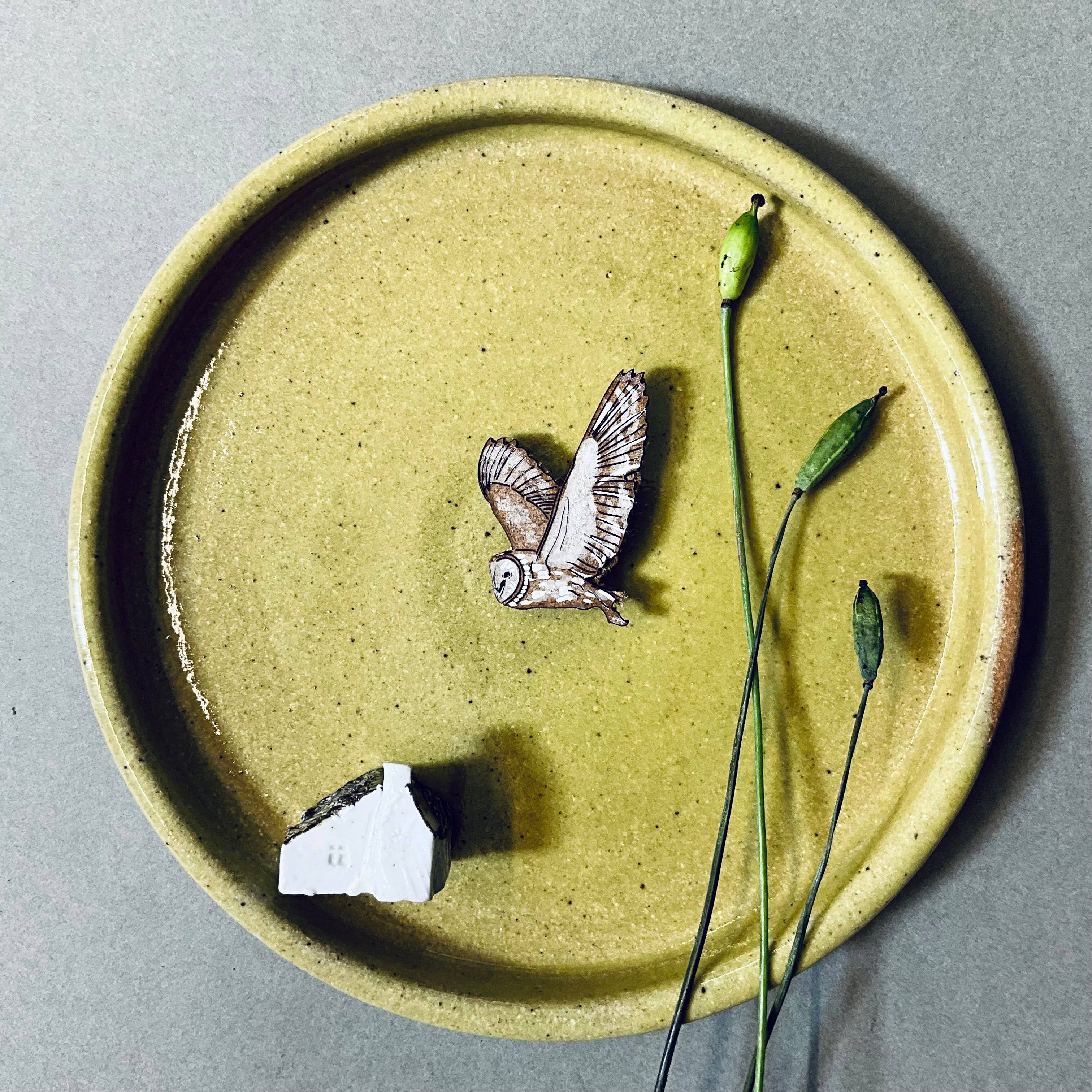 Lily Faith Barn Owl Mini pin Brooch