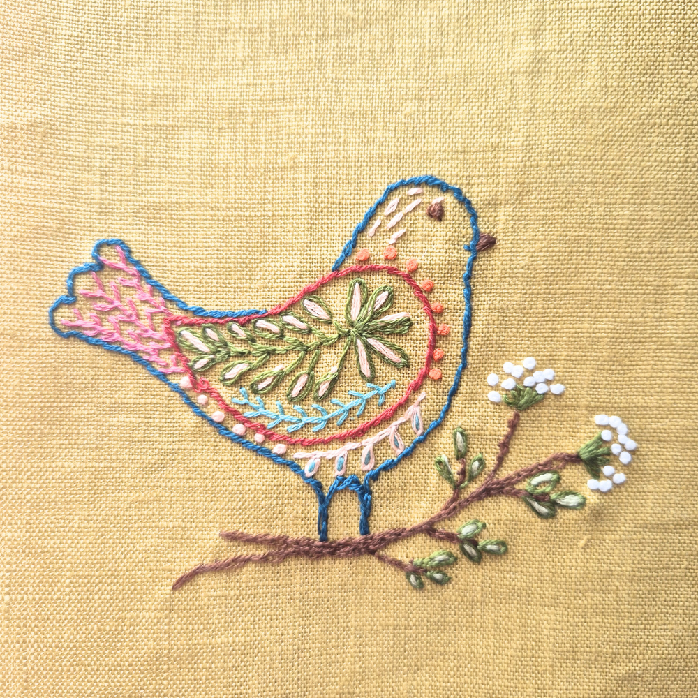 Stick and Stitch Embroidery: Folk Flowers transfer sheets