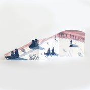 Sledging in the Snow Concertina Christmas Card