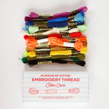 24 Cotton Embroidery Skeins Bumper Pack